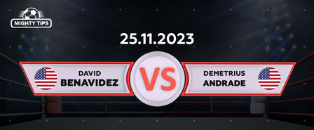 25. November 2023 - David Benavidez gegen Demetrius Andrade (WBC-Interimsgürtel im Super-Mittelgewicht)