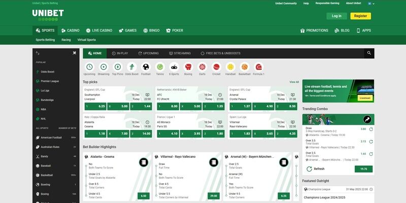 Bild fur Unibet