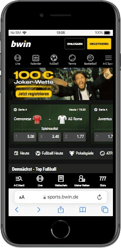 Mobile Apps von Bwin