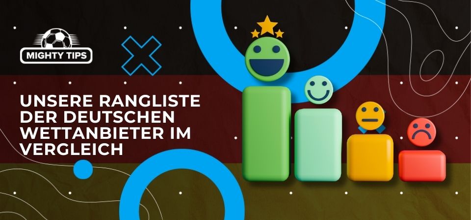 Grafiken zum Abschnitt Unsere Bewertung deutscher Buchmacherunternehmen