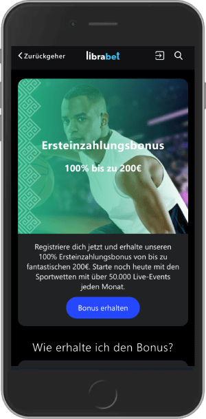 Librabet Sportwetten Bonus