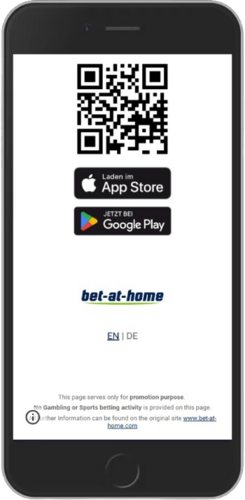 Mobiler Screenshot der mobilen Apps von Bet-at-Home 2