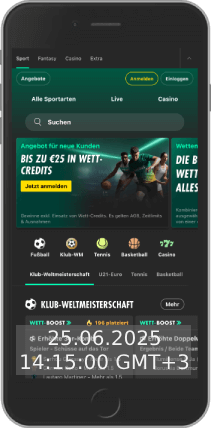Wettschein in der bet365 App
