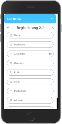 Für den KYC-Prozess ist die Angabe Ihrer Daten erforderlich.